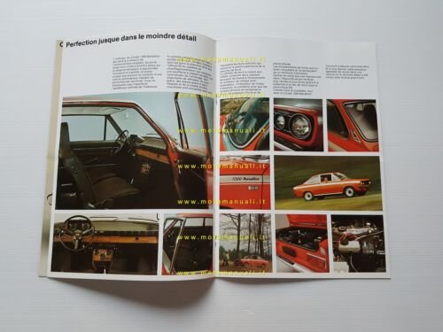 DAF 66 1300 Marathon 1973 depliant originale francese