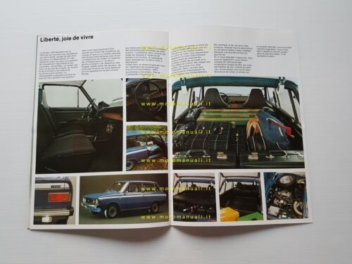 DAF 66 1300 Marathon 1973 depliant originale francese