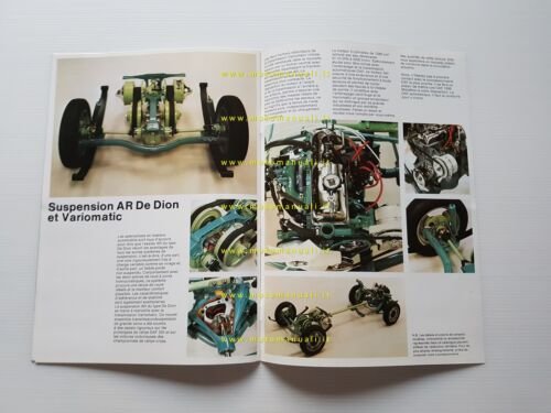 DAF 66 1300 Marathon 1973 depliant originale francese