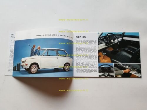 DAF Variomatic 33 - 44 - 55 1968 depliant italiano …