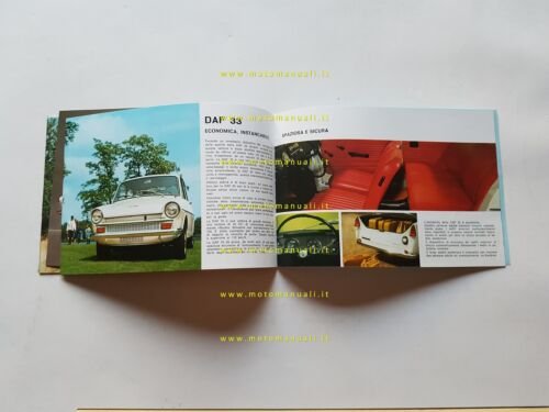 DAF Variomatic 33 - 44 - 55 1968 depliant italiano …