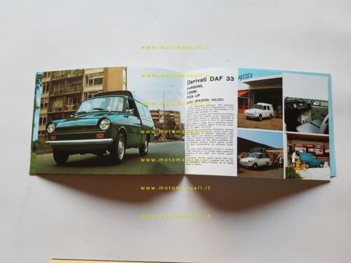 DAF Variomatic 33 - 44 - 55 1968 depliant italiano …