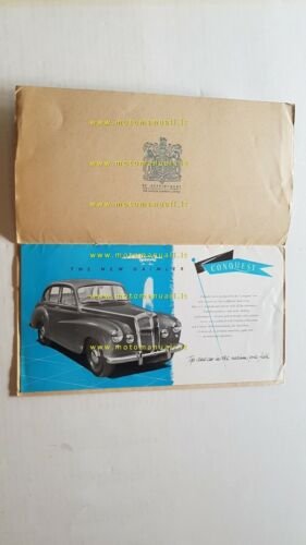 Daimler Conquest 1953 depliant originale auto ENGLISH brochure