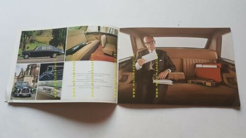 Daimler Limousine depliant originale ENGLISH auto brochure