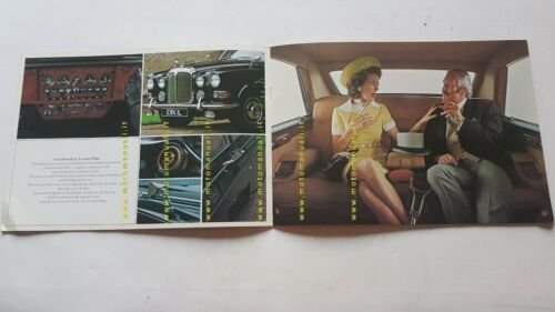 Daimler Limousine depliant originale ENGLISH auto brochure