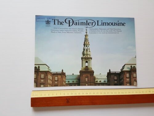 Daimler Limousine DS 420 1973 depliant originale inglese