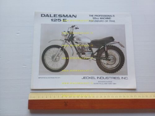 Dalesman Puch 125 E 1970 depliant USA originale