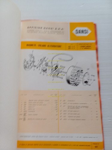 Dansi catalogo ricambi Volani Magnete Alternatori motori Franco Morini Minarelli