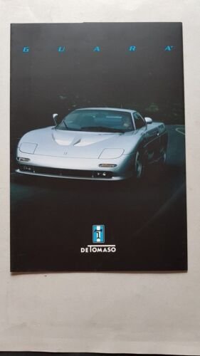 De Tomaso Guarà depliant originale brochure