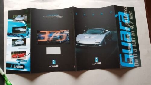 De Tomaso Guarà depliant originale brochure