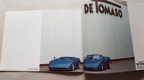 De Tomaso Guar depliant originale brochure