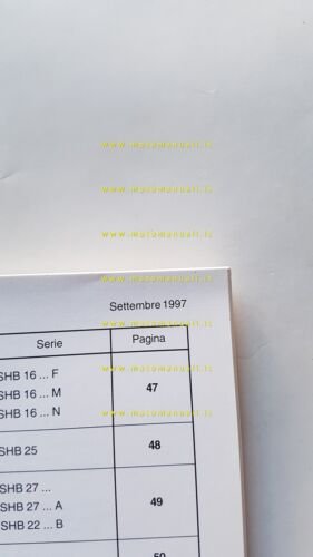 Dell'Orto Carburatori Catalogo Ricambi 12 1997 originale