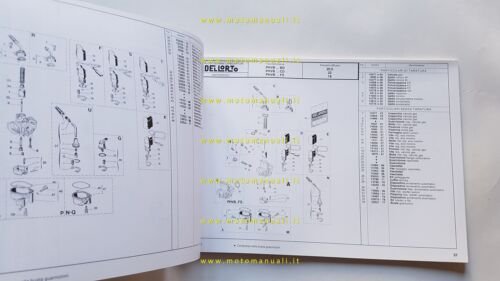 Dell'Orto Carburatori Catalogo Ricambi 12 1997 originale