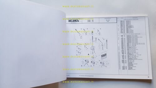 Dell'Orto Carburatori Catalogo Ricambi 12 1997 originale