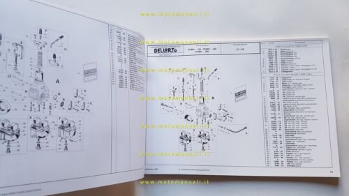 Dell'Orto Carburatori Catalogo Ricambi 12 1997 originale