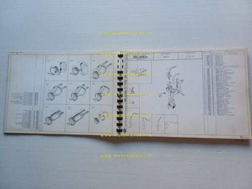 Dell'Orto Carburatori Moto catalogo ricambi n.2 1978 originale