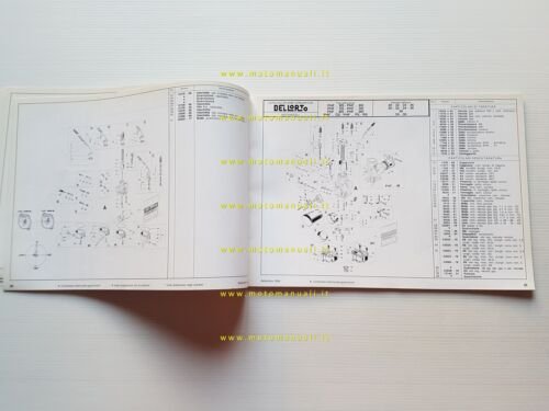 DELL'ORTO Catalogo 13 1999 catalogo ricambi tutti Carburatori moto originale