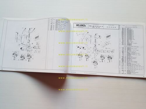 DELL'ORTO Catalogo 14 2001 catalogo ricambi tutti Carburatori moto originale