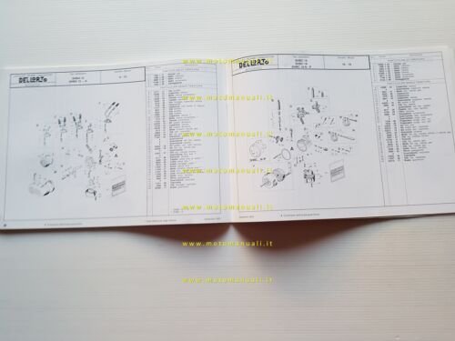 DELL'ORTO Catalogo 14 2001 catalogo ricambi tutti Carburatori moto originale