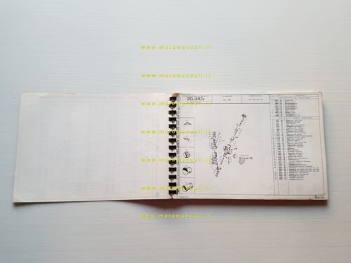 DELL'ORTO Catalogo 2 1977 catalogo ricambi tutti Carburatori moto originale