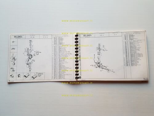DELL'ORTO Catalogo 2 1977 catalogo ricambi tutti Carburatori moto originale
