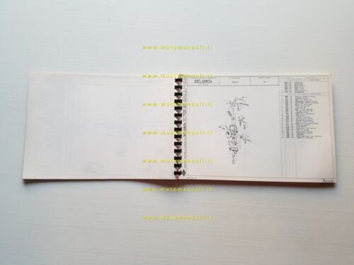 DELL'ORTO Catalogo 2 1977 catalogo ricambi tutti Carburatori moto originale