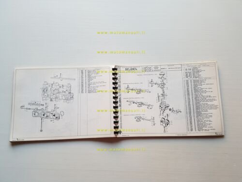 DELL'ORTO Catalogo 2 1977 catalogo ricambi tutti Carburatori moto originale