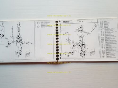 DELL'ORTO Catalogo 5 1985 catalogo ricambi tutti Carburatori moto originale