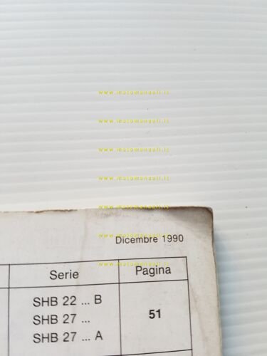 DELL'ORTO Catalogo 8 1990-91 catalogo ricambi tutti Carburatori moto originale