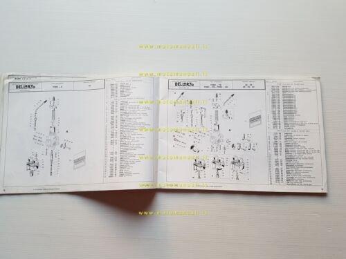DELL'ORTO Catalogo 8 1990-91 catalogo ricambi tutti Carburatori moto originale