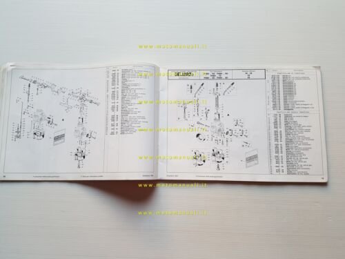 DELL'ORTO Catalogo 8 1990-91 catalogo ricambi tutti Carburatori moto originale