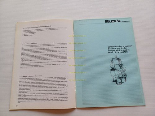 Dell'Orto Manuale Officina Guida 1 scelta e messa a punto …