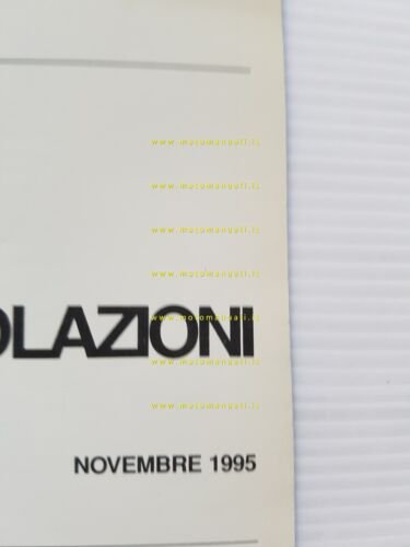 Dell'Orto Manuale 3 Regolazioni Standard Taratura Carburatori moto 1995 Officina