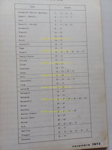 Dell'Orto Manuale Tecnico 12 1973 manuale officina taratura carburatori original
