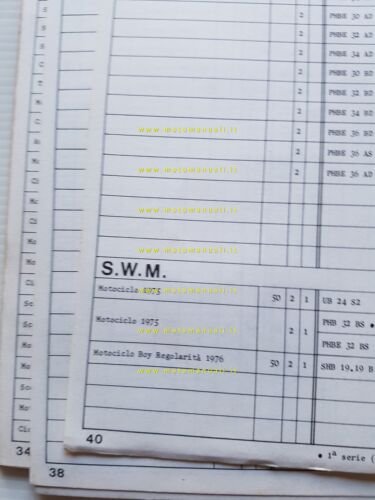 Dell'Orto Manuale Tecnico 13 1977-78 manuale officina originale workshop manual