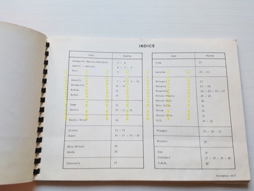 Dell'Orto Manuale Tecnico 13 1977-78 manuale officina originale workshop manual