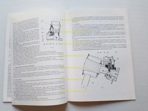 Dell'Orto manuale tecnico officina taratura Carburatori auto 1970 originale