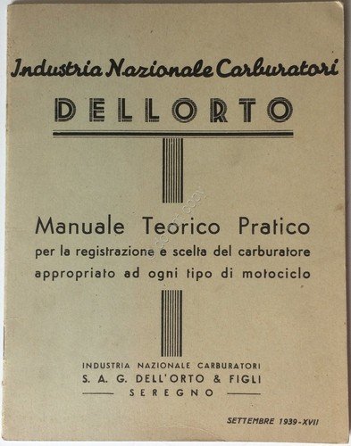 Dellorto - Carburatori - Manuale Teorico Pratico carburatore - Anastatica | Immagine Gallery 1
