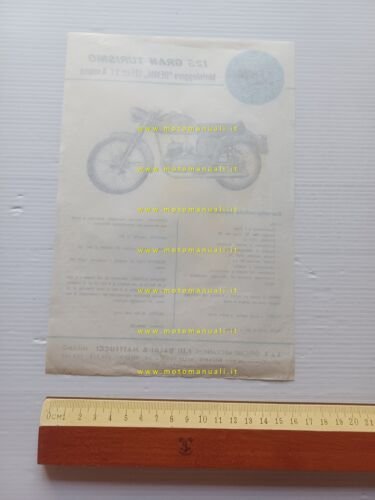 Demm 125 Gran Turismo anni 50 depliant italiano originale