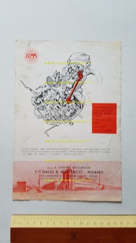 DEMM 175 motore depliant ITALIANO originale