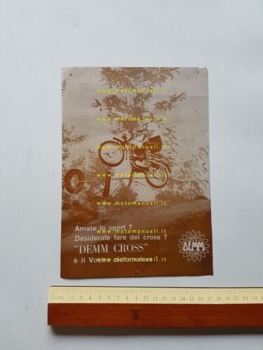 Demm 49 cross ciclomotore 1970 depliant italiano originale