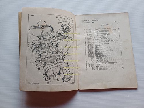DEMM 49 VeloDick VeloMatic 1960 catalogo ricambi originale parts catalogue