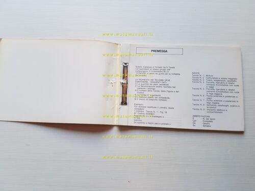 DEMM 50 Condor 1980 catalogo ricambi originale parts catalogue