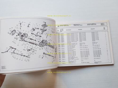 DEMM 50 Condor 1980 catalogo ricambi originale parts catalogue