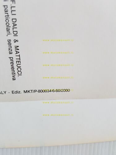 DEMM 50 Condor 1980 catalogo ricambi originale parts catalogue