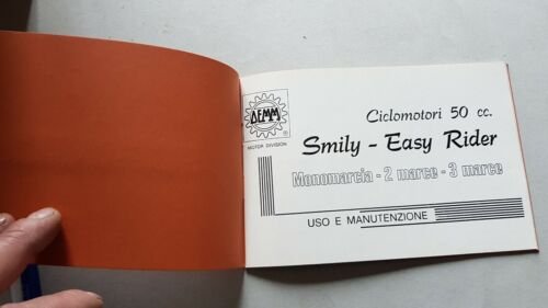 DEMM 50 Kicco-Duetto-Trio manuale uso originale italiano moto owner's manual