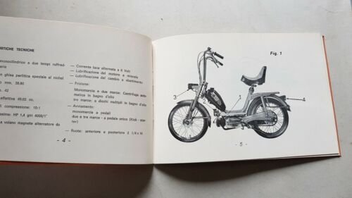 DEMM 50 Kicco-Duetto-Trio manuale uso originale italiano moto owner's manual