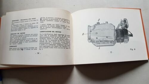 DEMM 50 Kicco-Duetto-Trio manuale uso originale italiano moto owner's manual