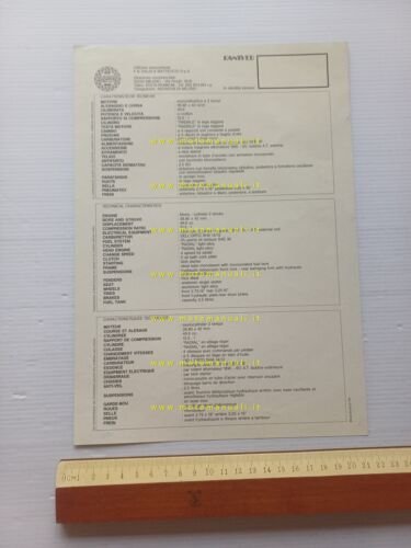 Demm 50 Panther tubone 1979 depliant italiano originale