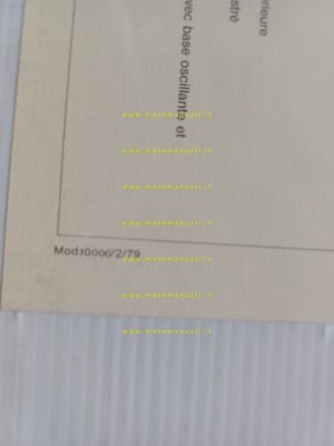 Demm 50 Panther tubone 1979 depliant italiano originale